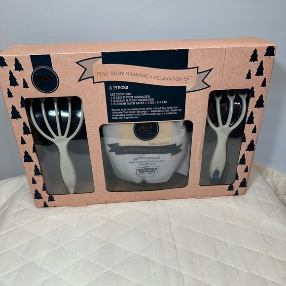 Men Wellness Full Body Massage and Relaxation Revitalization Set. New In Box. - Picture 7 of 8